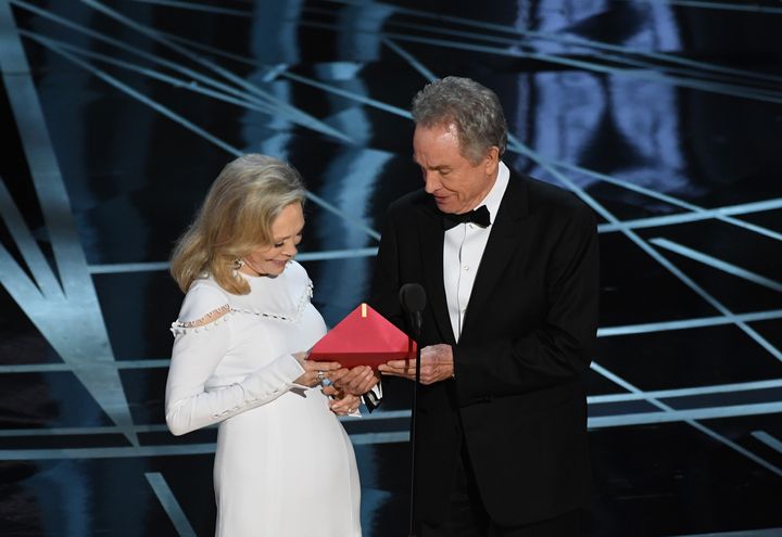 An accountant from PricewaterhouseCoopers gave Beatty the wrong envelope last year, which led the actor to announce that "La La Land" had won Best Picture when in fact "Moonlight" had won.