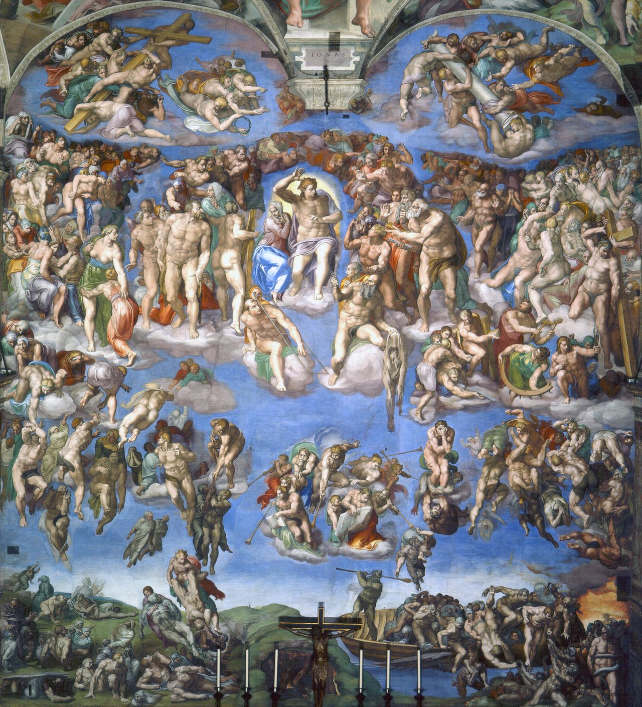 Michelangelo, «Δευτέρα παρουσία» (1536-1541)