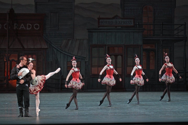 New York City Ballet's Megan Fairchild and Jared Angle perform 'Western Symphony' in 2013.