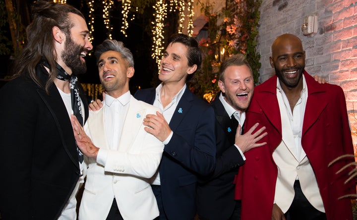 Jonathan Van Ness, Tan France, Antoni Porowski, Bobby Berk and Karamo Brown of "Queer Eye."