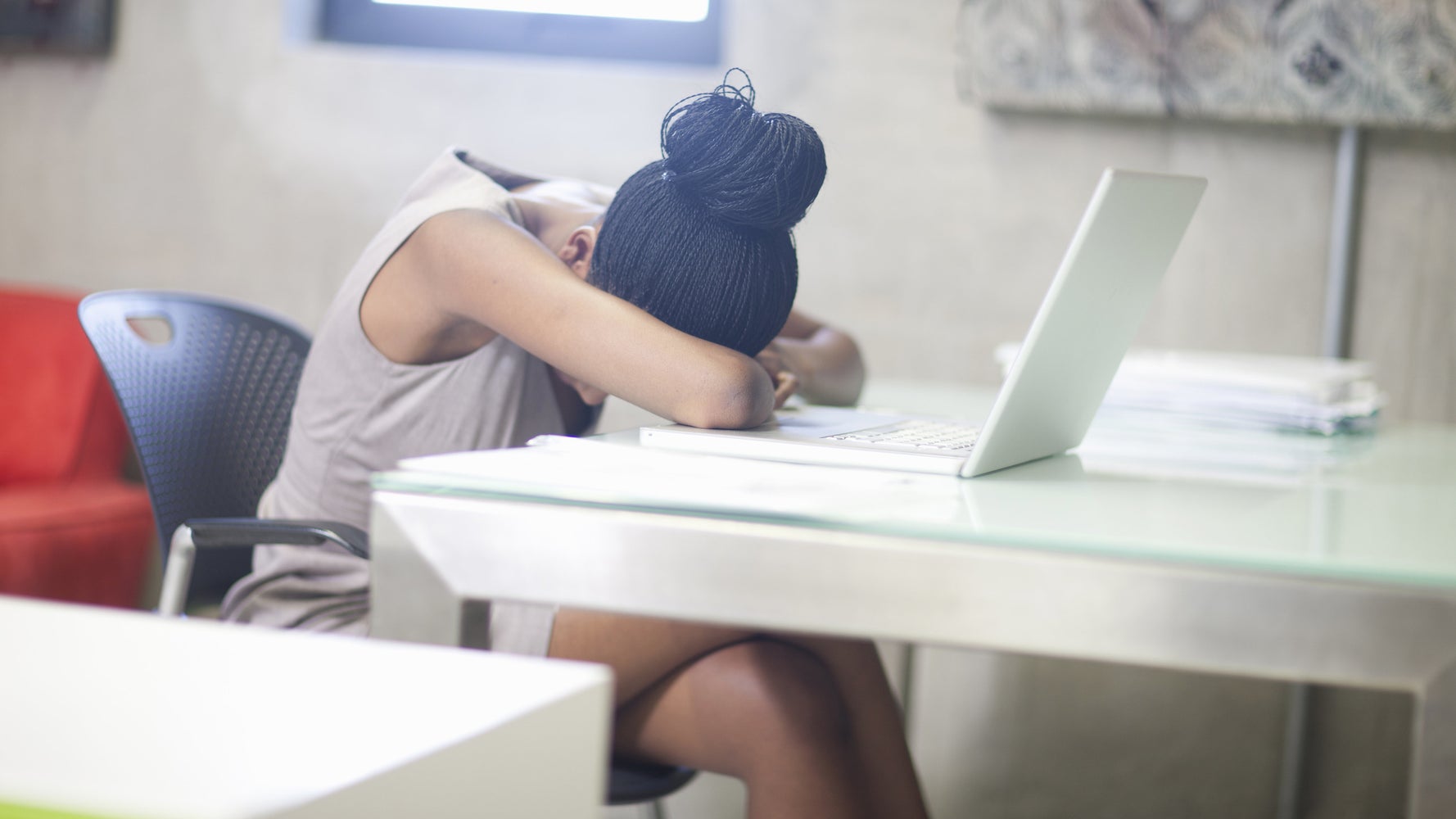 Crying Worker Crying At Work Happens. Here's How To Handle It, According To Experts ...