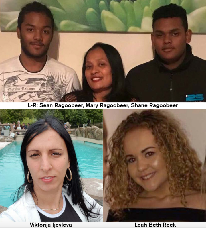 <strong>Police have named the victim's of the explosion, which included three members of the same family.</strong>
