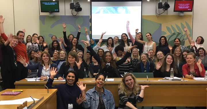 Women at the House of Commons for 'Becoming an MP workshop' Oct 2017