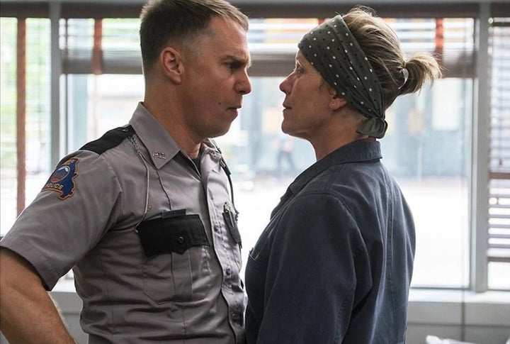 Sam Rockwell and Frances McDormand in "Three Billboards Outside Ebbing, Missouri."