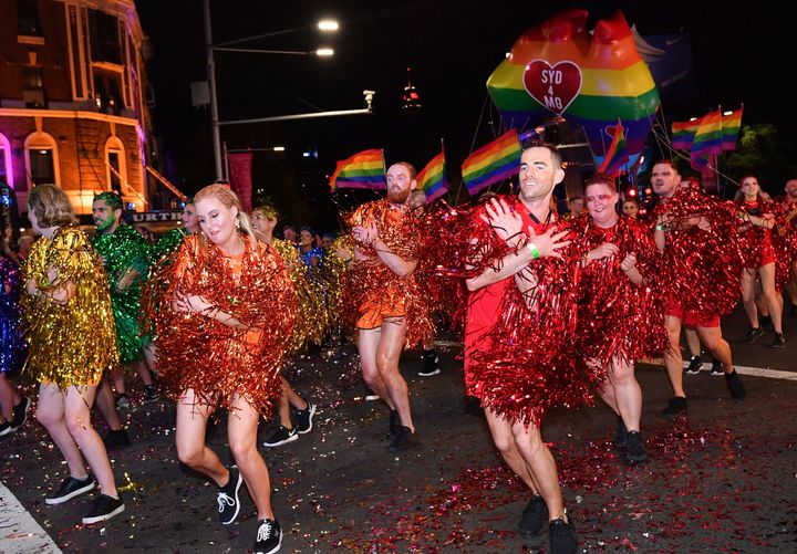 The Dazzling Color Glitter And Floats From Sydney S Gay And Lesbian Mardi Gras Huffpost
