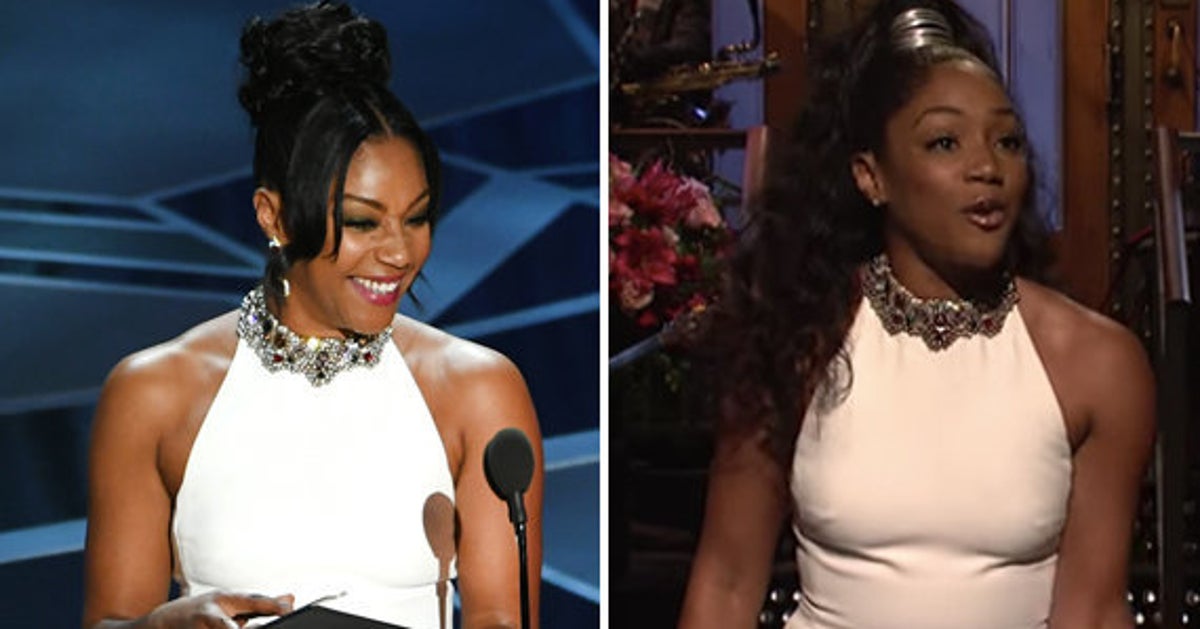 tiffany haddish princess dress Tiffany Haddish red carpet looks, including her McQueen dress moments