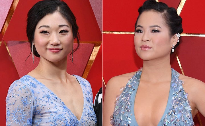 Olympic skater Mirai Nagasu and actress Kelly Marie Tran.