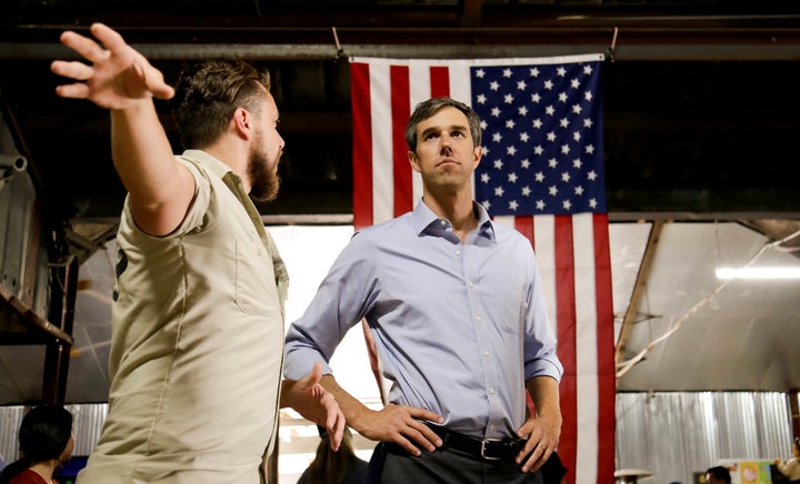 Rep. Beto O'Rourke (D-Texas) is running to unseat Sen. Ted Cruz (R-Texas). 