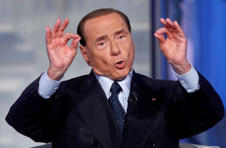 Italy's former Prime Minister Silvio Berlusconi. His Forza Italia party lost support in the election, leaving him in a weakened political position.