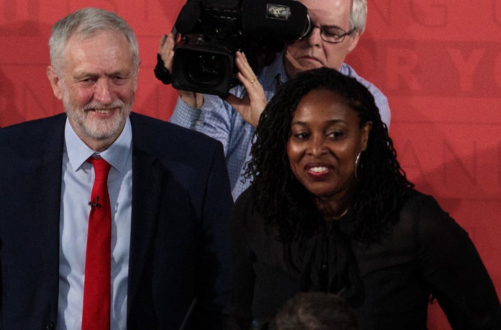 Jeremy Corbyn and Dawn Butler