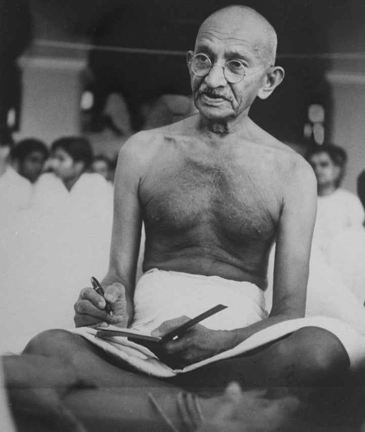 Mohandas K. Gandhi was a key leader of India's independence movement.