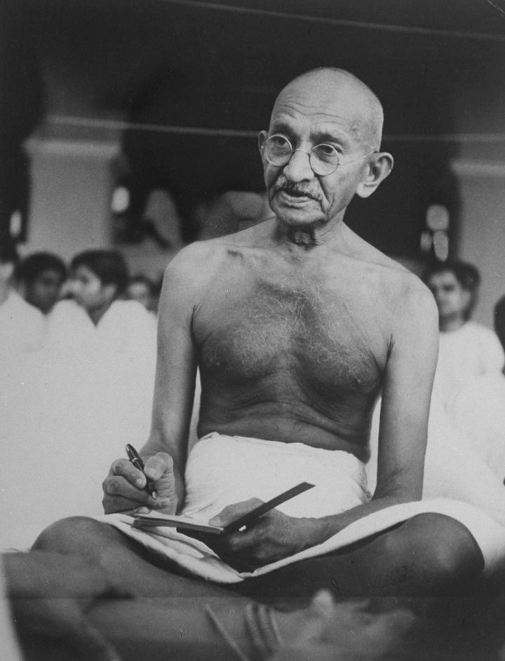 Mohandas K. Gandhi was a key leader of India's independence movement.