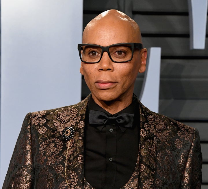 RuPaul attends the 2018 Vanity Fair Oscar Party hosted by Radhika Jones on Sunday in Beverly Hills, California.