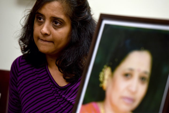 Rekhaben Shah, 67, died following a colonoscopy at Oak Tree Surgery Center in Edison, N.J. Shah was the glue that kept her family together. “We lost everything,” daughter Neha Shah says.