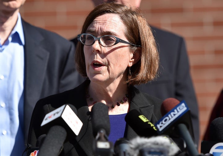 "I’m hopeful that the tide is turning on our nation’s gun debate," Gov. Kate Brown said.