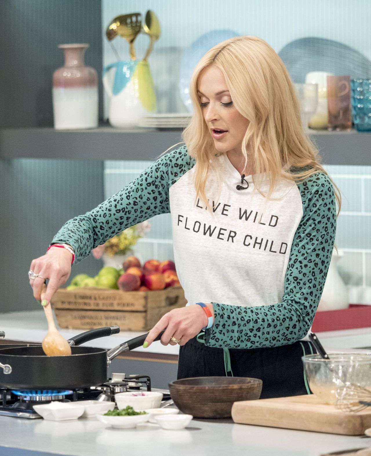 Fearne has discovered a love of cookery in recent years