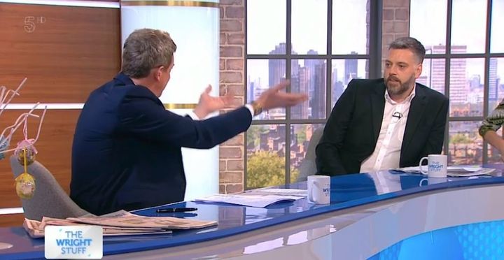 Iain Lee was furious as Matthew Wright pressed him on his divorce