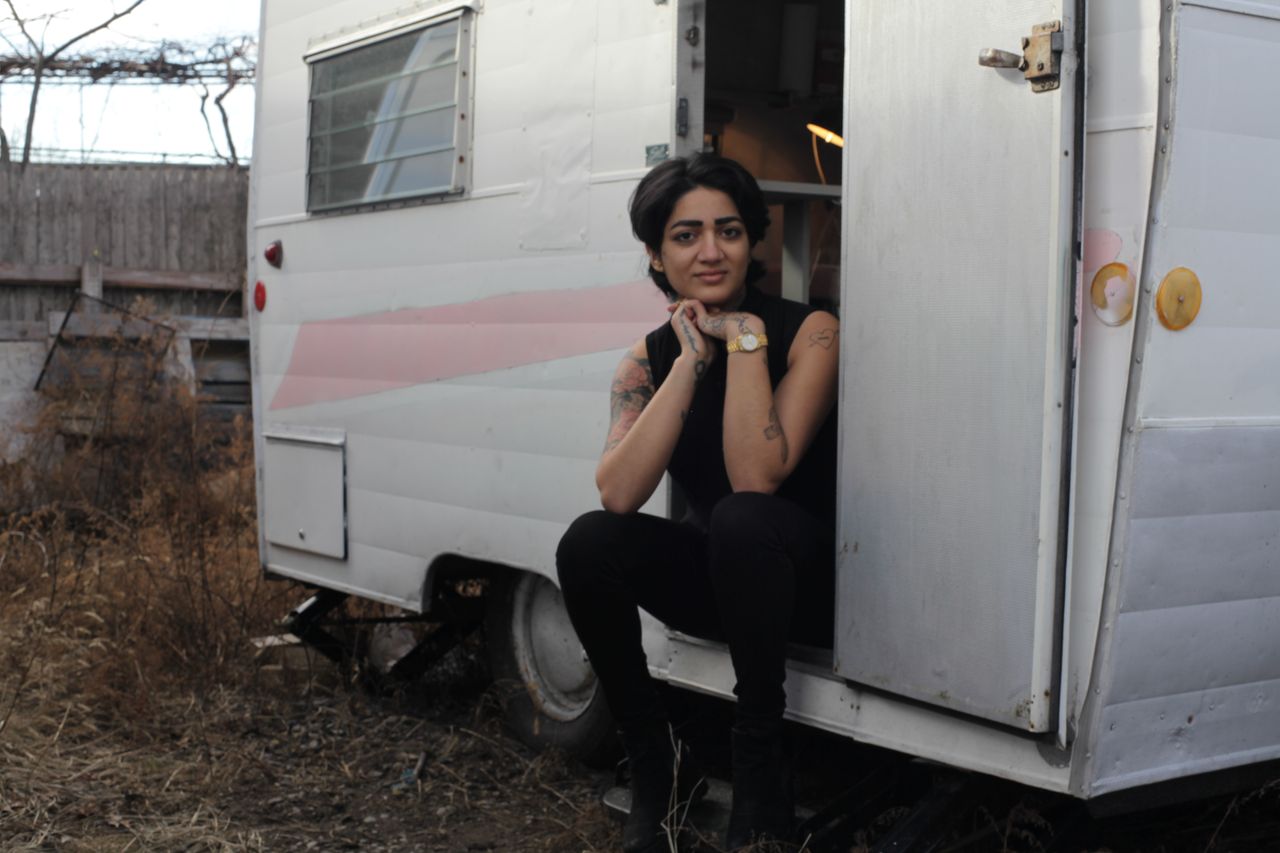 Shanzey Afzal's 1963 Shasta trailer lives in New York City when she isn't traveling.