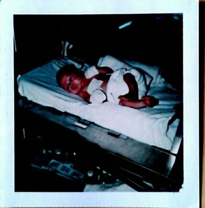 Jason was born two months premature