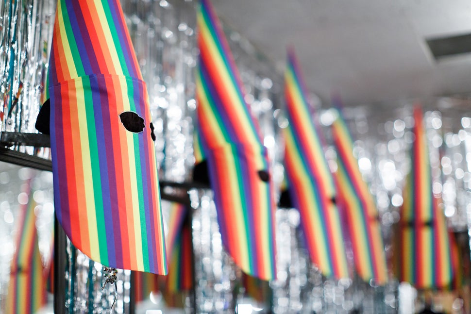 Jeffrey Augustine Songco, "Society of 23's Locker Dressing Room." Curated by Marly Hammer + John Richey.