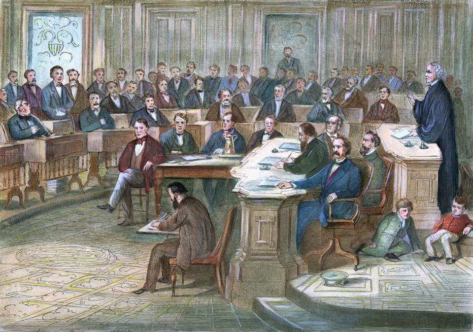 These Images Show What An Impeachment Looked Like 150 Years Ago ...