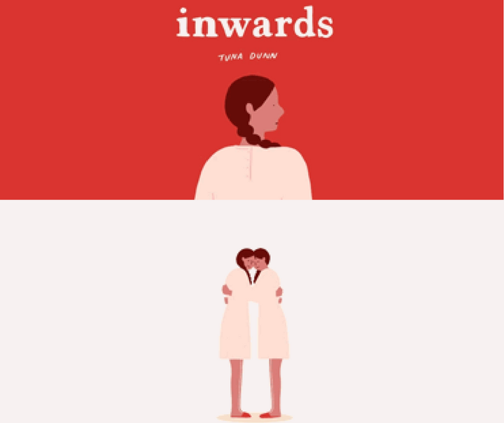 A still from a Google Doodle titled "Inwards." 