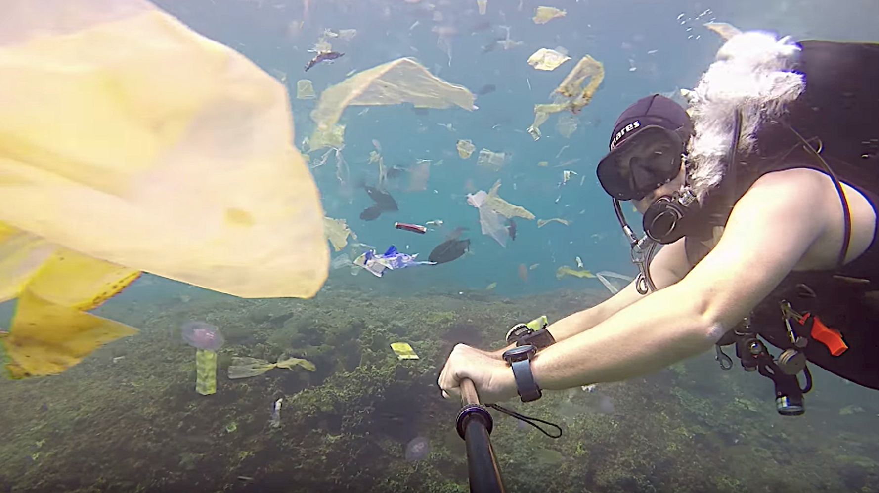 Diver's Video Shows 'Horrifying' Pollution Near Bali | HuffPost