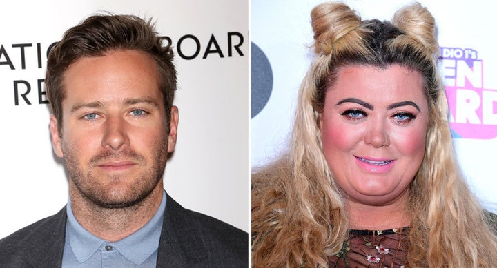 Armie Hammer and Gemma Collins