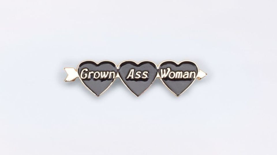 Grown Ass Woman pin