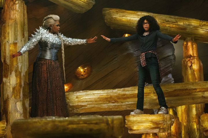 Oprah Winfrey and Storm Reid in "A Wrinkle in Time."
