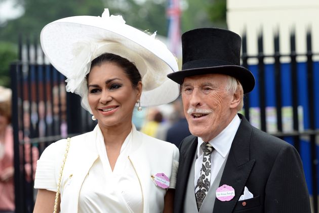 Sir Bruce Forsyth and Wilnelia Merced pictured in 2013
