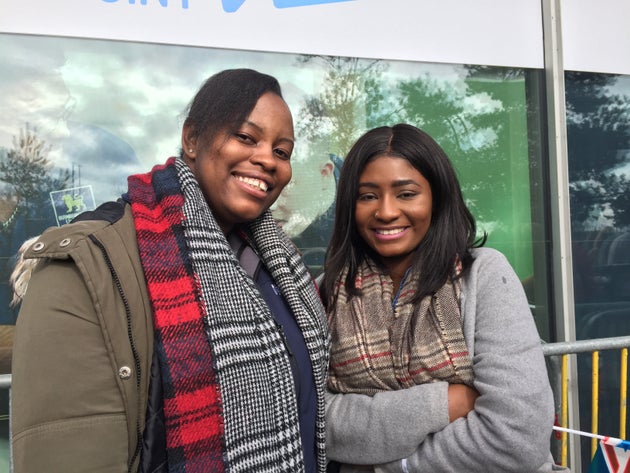 Royal well-wishers Omo and Kathy in Birmingham