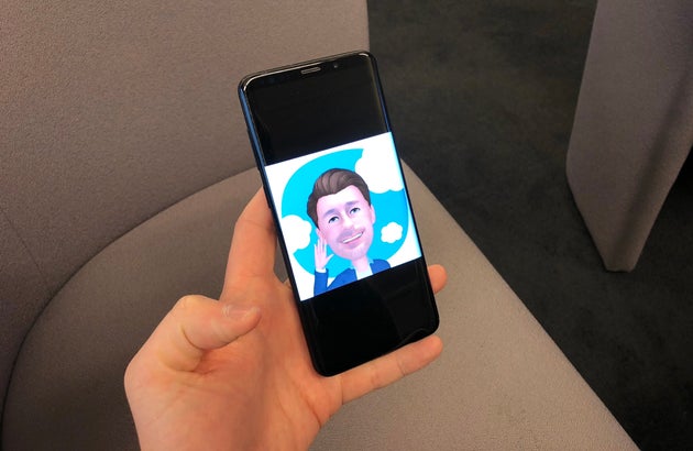 AR Emoji at work.