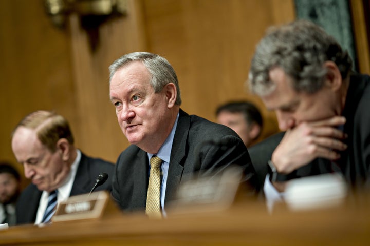 Sen. Mike Crapo (R-Idaho) speaks during a hearing in Washington, D.C., on Feb. 6, 2018. 