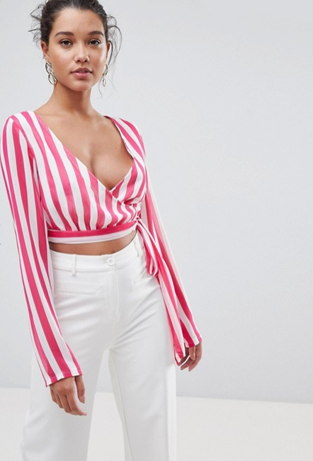 20 Breezy Wrap Tops You'll Want To Live In This Spring