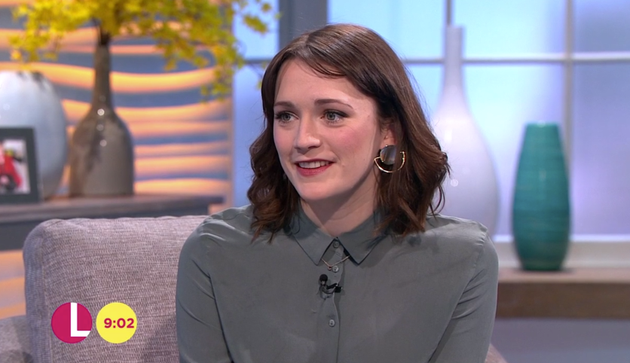 Charlotte appeared on ITV's 'Lorraine'