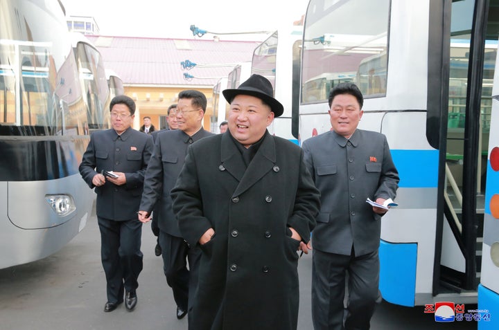 North Korean leader Kim Jong-Un is seen in this undated photo released by North Korea's Korean Central News Agency (KCNA).