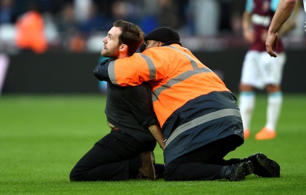 Police said that four separate invasions took place by West Ham fans.