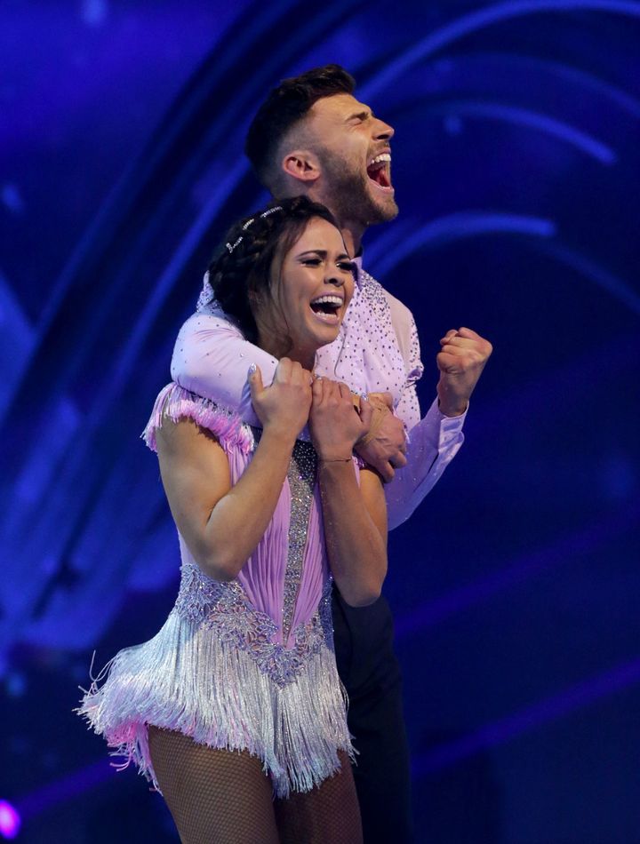 Jake discovers the public has voted him their 'Dancing On Ice' winner