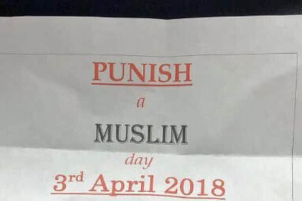 The “Punish a Muslim Day” letters were sent across the U.K. this spring and urged people to commit acts of violence against Muslims on April 3.