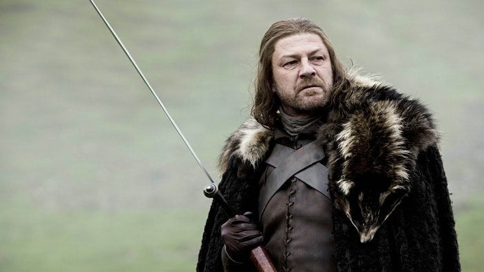 Sean Bean in "Game of Thrones" Season 1. 