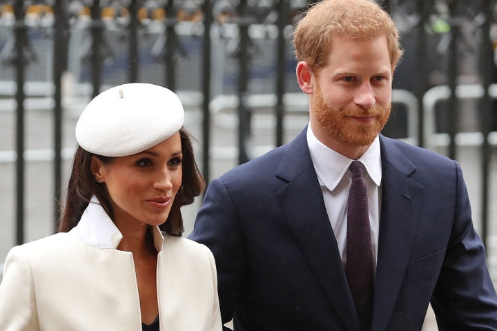 Markle's beret is certainly a statement piece.