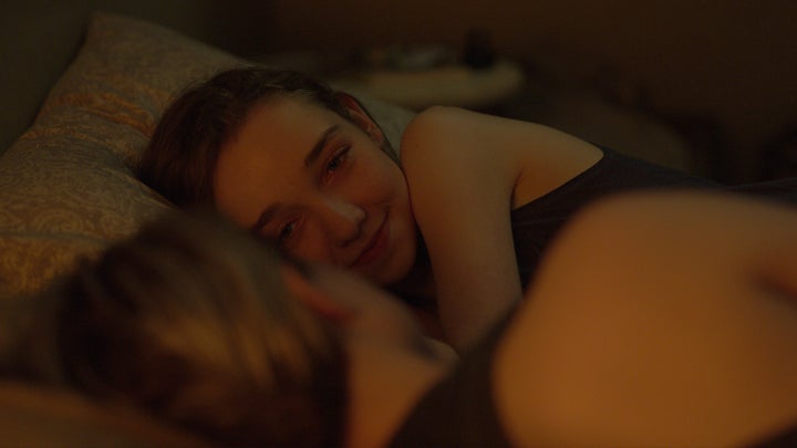 Julia Sarah Stone and Evan Rachel Wood in "Allure." 