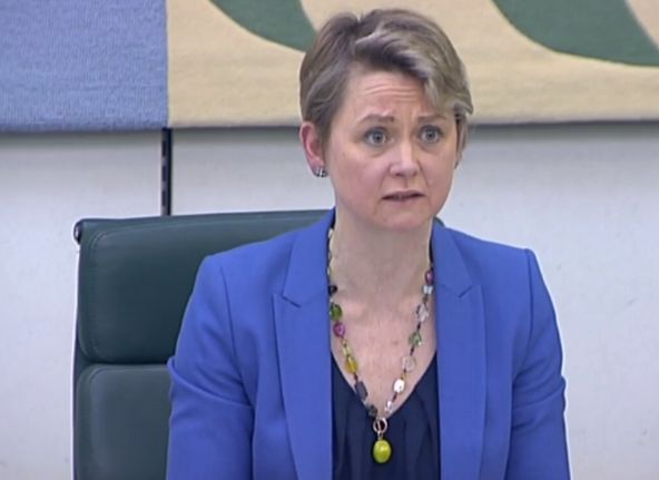 Committee chair Yvette Cooper.