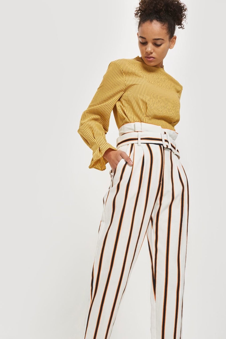 18 Flattering High-Waisted Trousers That Aren't Paper Bag Waist Pants ...