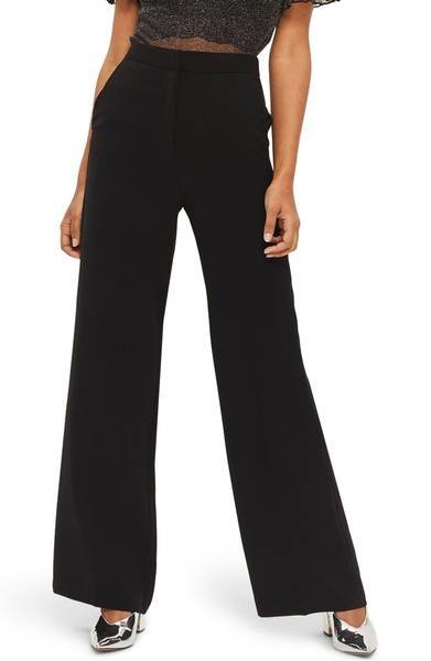 Buy FOREVER NEW Black Womens Georgia High Waist Full Length Pants |  Shoppers Stop