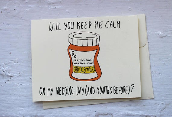 18 Hilarious Bridesmaid Proposal Cards You Can Find On Etsy | HuffPost Life 18 Hilarious Bridesmaid Proposal Cards You Can Find On Etsy | HuffPost Life