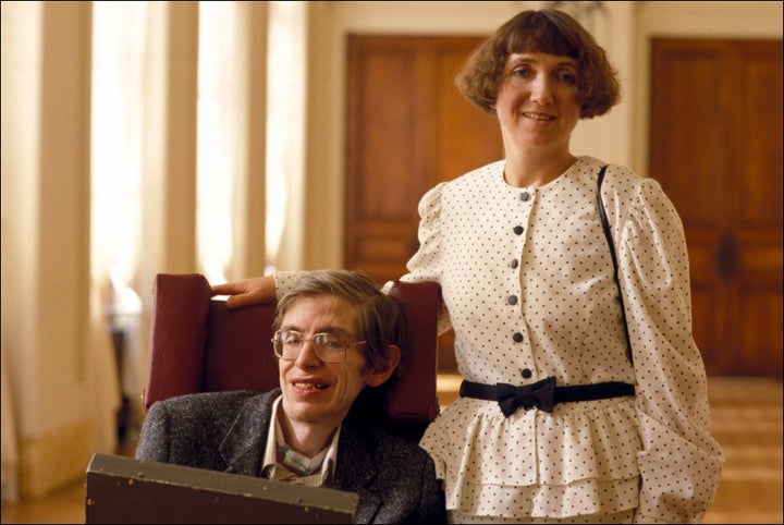 Hawking in Paris in 1989.