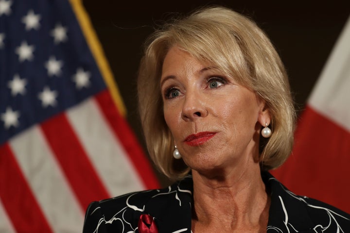  U.S. Education Secretary Betsy DeVos 