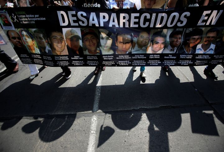 More than 30,000 people are believed to be missing in Mexico due to the war on drugs 
